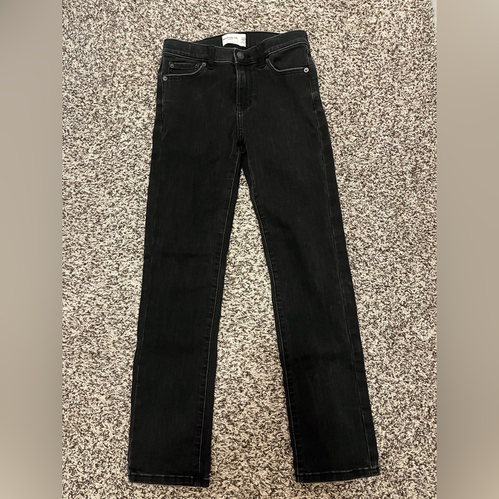 Abercrombie Kids Black Straight Leg Jeans